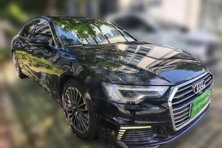 Used Audi A6L New Energy 2022 55 TFSI e quattro Front Right 45 Deg