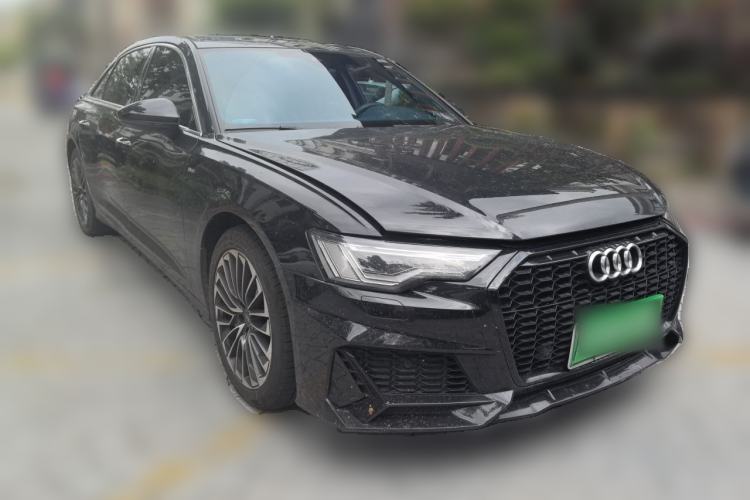 Used Audi A6L New Energy 2022 55 TFSI e quattro Front Right 45 Deg