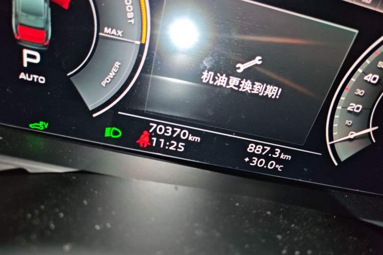 Used Audi A6L New Energy 2022 55 TFSI e quattro Odometer Close Up