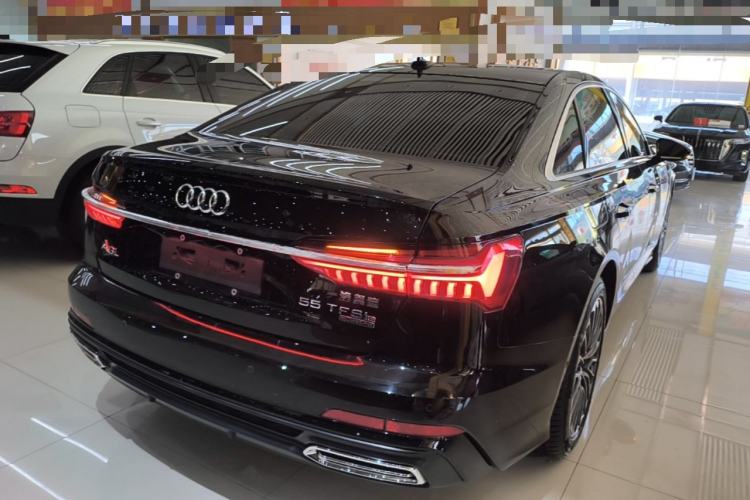 Used Audi A6L New Energy 2022 55 TFSI e quattro Rear Right 45 Deg