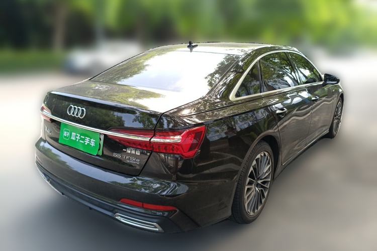 Used Audi A6L New Energy 2022 55 TFSI e quattro Rear Right 45 Deg