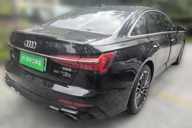Used Audi A6L New Energy 2022 55 TFSI e quattro Rear Right 45 Deg