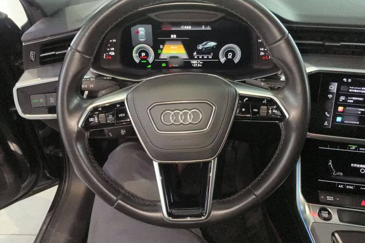 Used Audi A6L New Energy 2022 55 TFSI e quattro Steering Wheel