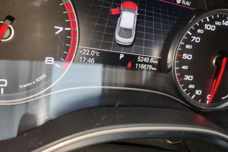 Used Audi A7 2012 3.0TFSI quattro Luxury Edition Odometer Close Up
