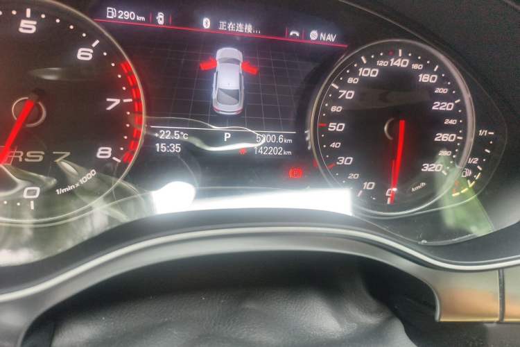 Used Audi A7 2012 3.0TFSI quattro Comfort Edition Odometer Close Up