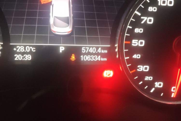 Used Audi A7 2012 3.0TFSI quattro Luxury Edition Odometer Close Up