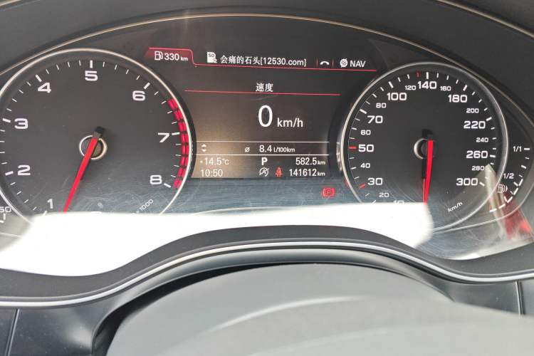 Used Audi A7 2012 2.8FSI quattro Ambition model Odometer Close Up