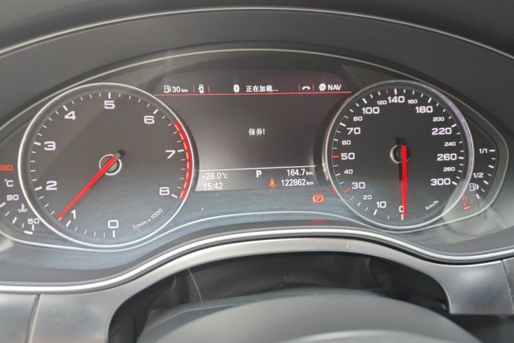 Used Audi A7 2012 2.8FSI quattro Ambition model Odometer Close Up
