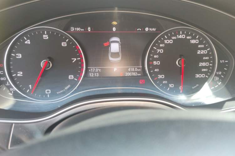 Used Audi A7 2012 2.8FSI quattro Ambition model Odometer Close Up