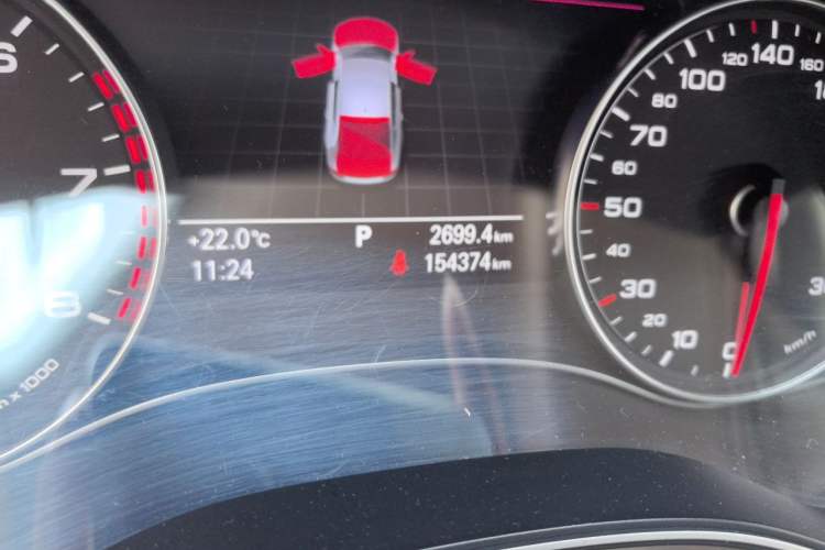 Used Audi A7 2012 3.0TFSI quattro Luxury Edition Odometer Close Up