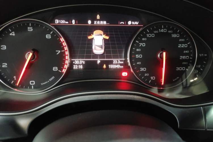 Used Audi A7 2012 3.0TFSI quattro Luxury Edition Odometer Close Up