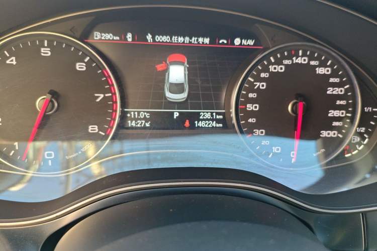 Used Audi A7 2012 2.8FSI quattro Ambition model Odometer Close Up