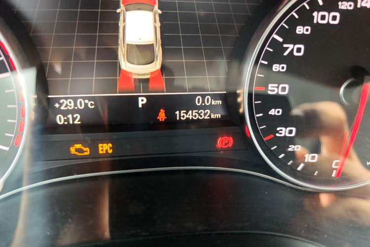 Used Audi A7 2012 3.0TFSI quattro Comfort Edition Odometer Close Up