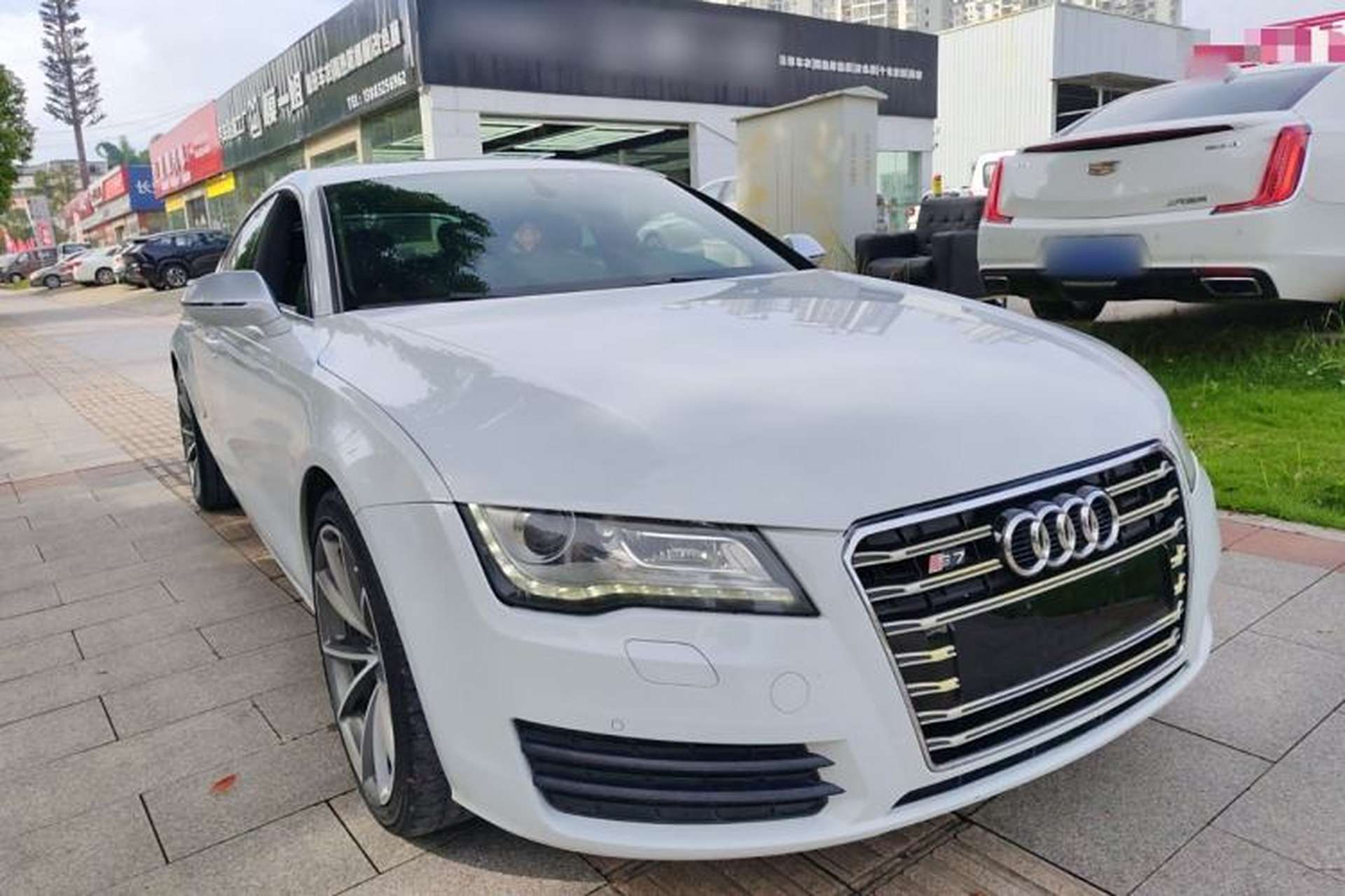 Used Audi A7 2013 50 TFSI quattro Comfort trim Front Right 45 Deg