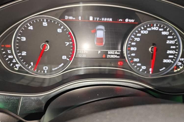 Used Audi A7 2013 35 FSI quattro Ambition Edition Odometer Close Up