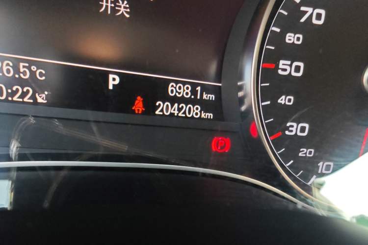 Used Audi A7 2014 35 FSI quattro Technology Edition Odometer Close Up