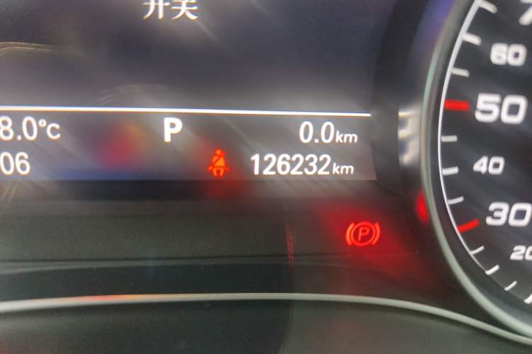 Used Audi A7 2016 50 TFSI quattro Comfort Model Odometer Close Up