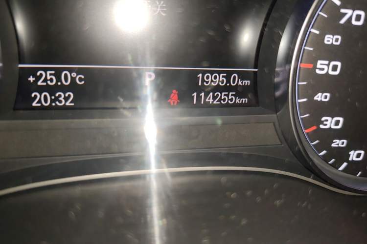 Used Audi A7 2016 40 TFSI Ambition Edition Odometer Close Up