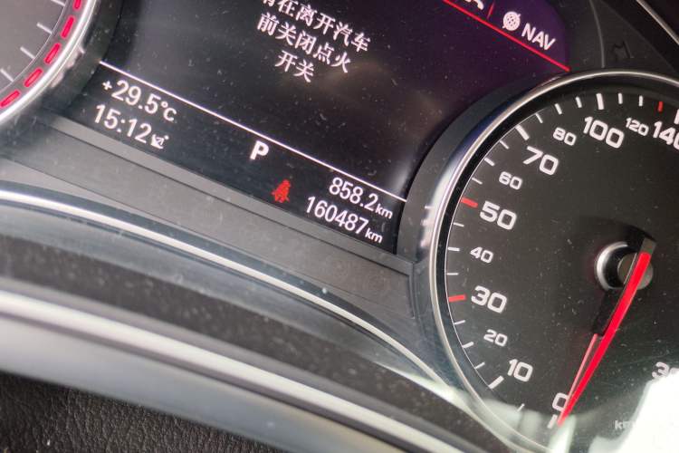 Used Audi A7 2016 40 TFSI Ambition Edition Odometer Close Up