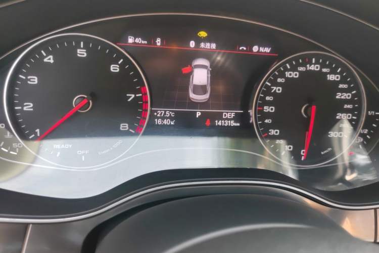 Used Audi A7 2016 40 TFSI Ambition Edition Odometer Close Up