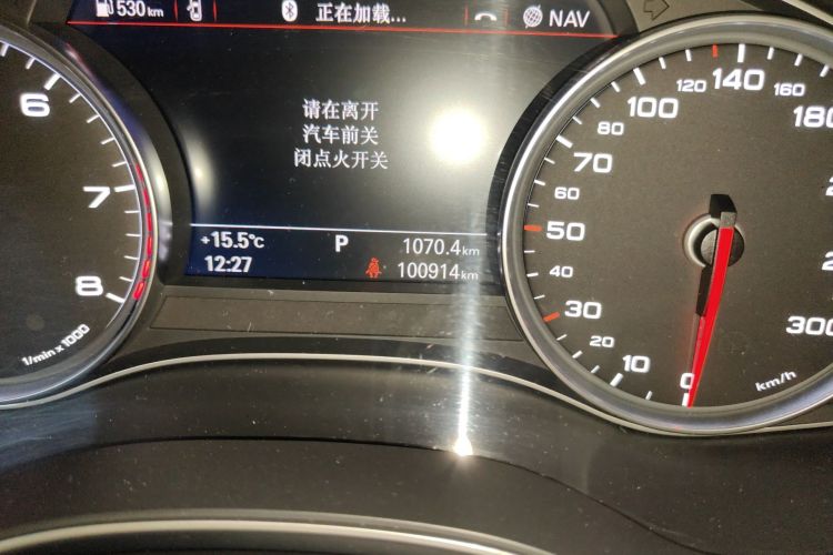 Used Audi A7 2016 40 TFSI Ambition Edition Odometer Close Up