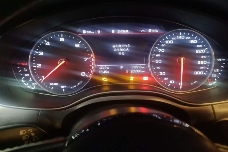Used Audi A7 2016 40 TFSI Ambition Edition Odometer Close Up