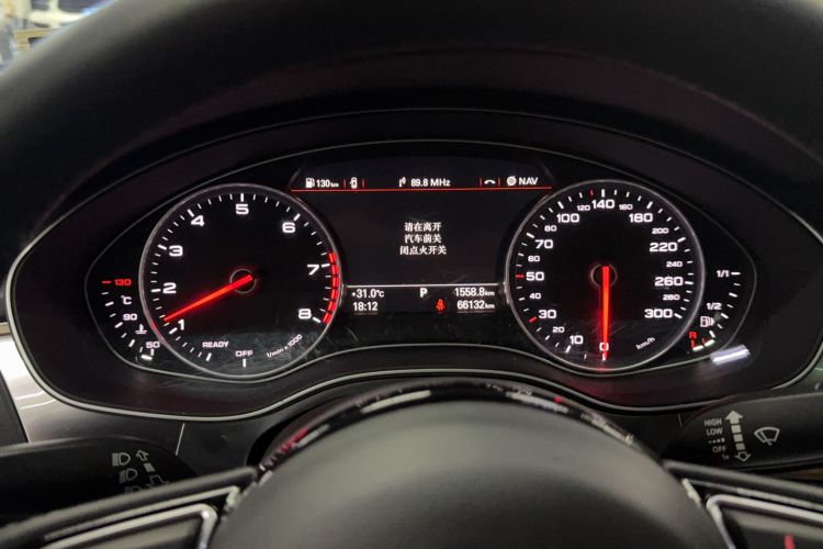 Used Audi A7 2017 40 TFSI Ambition Edition Odometer Close Up
