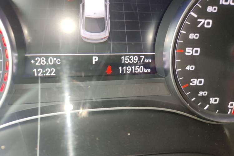Used Audi A7 2017 35 TFSI Fashion Model Odometer Close Up
