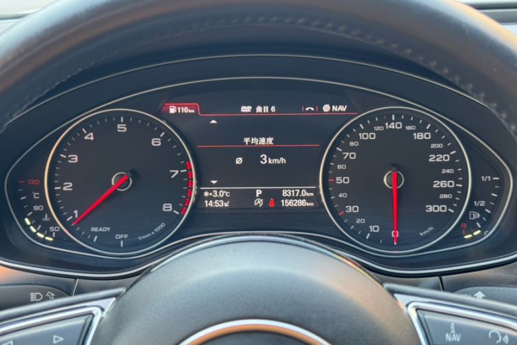 Used Audi A7 2017 40 TFSI Ambition Edition Odometer Close Up