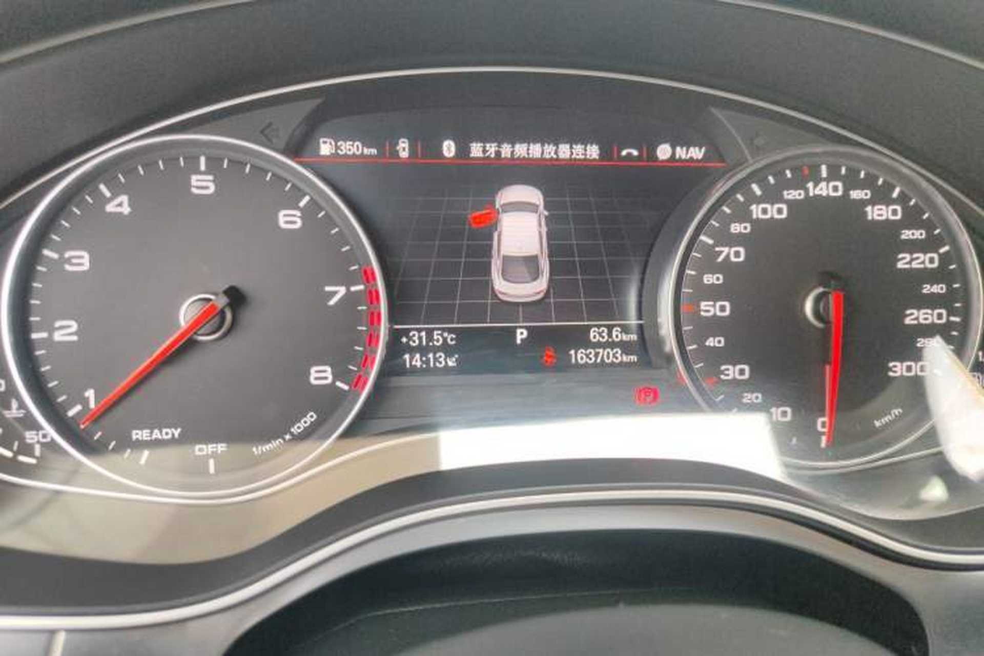 Used Audi A7 2018 40 TFSI Ambition Edition Odometer Close Up