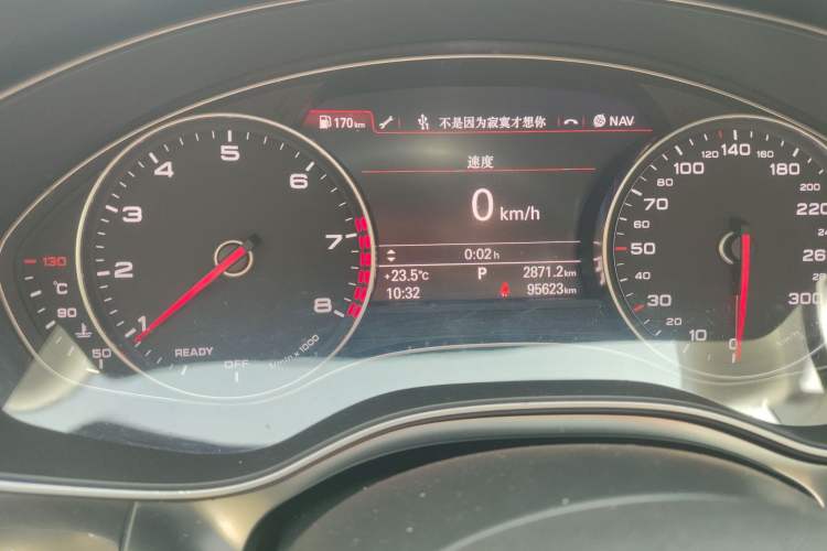 Used Audi A7 2018 40 TFSI Ambition Edition Odometer Close Up
