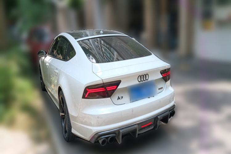 Used Audi A7 2018 40 TFSI quattro Technology Edition Rear Left 45 Deg