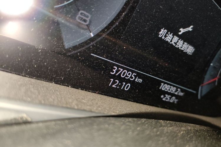 Used Audi A7 2019 55 TFSI quattro Dynamic Edition Odometer Close Up