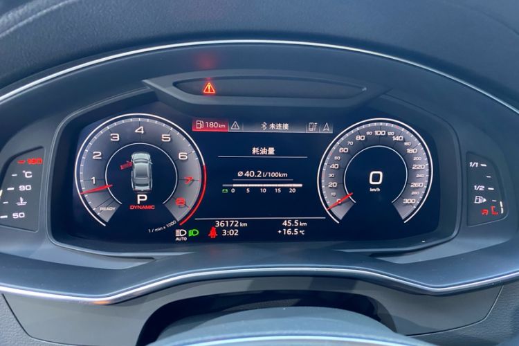 Used Audi A7 2019 55 TFSI quattro Dynamic Edition Odometer Close Up