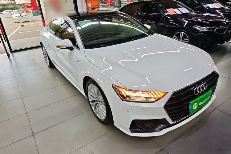 Used Audi A7 2020 45 TFSI Prestige Edition Front Right 45 Deg