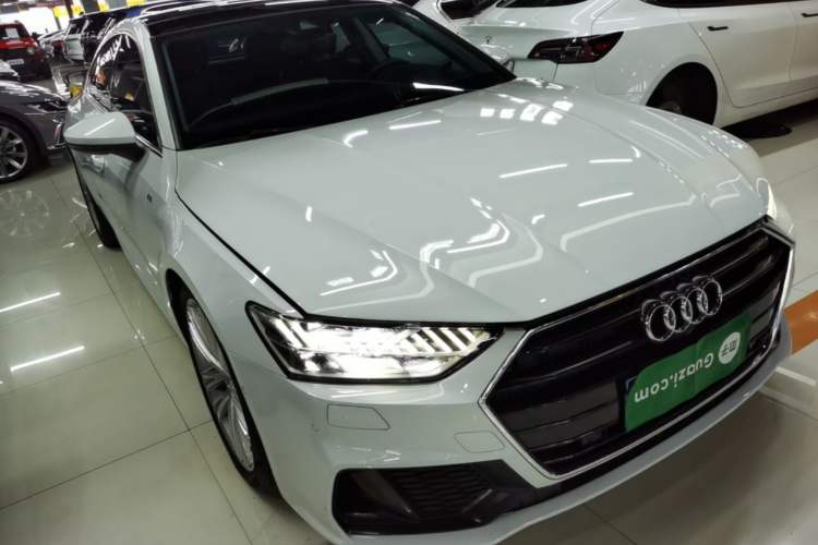 Used Audi A7 2020 45 TFSI Prestige Edition Front Right 45 Deg
