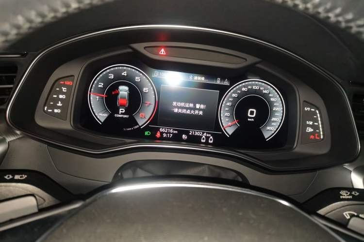 Used Audi A7 2020 45 TFSI Prestige Edition Odometer Close Up