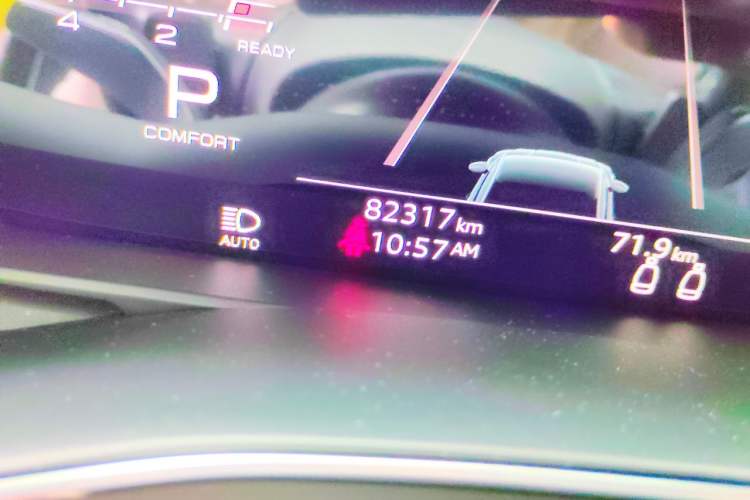 Used Audi A7 2021 45 TFSI Prestige Edition Odometer Close Up