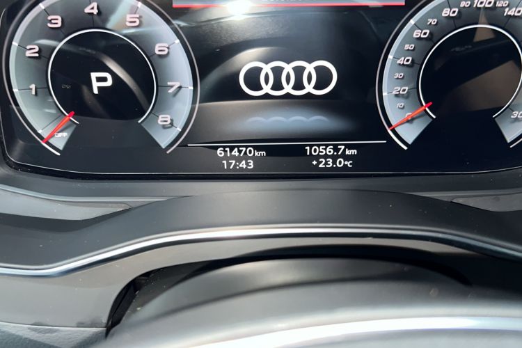 Used Audi A7 2021 45 TFSI Prestige Edition Odometer Close Up