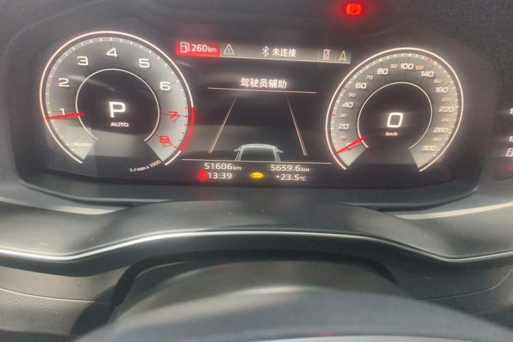 Used Audi A7 2021 45 TFSI Prestige Edition Odometer Close Up