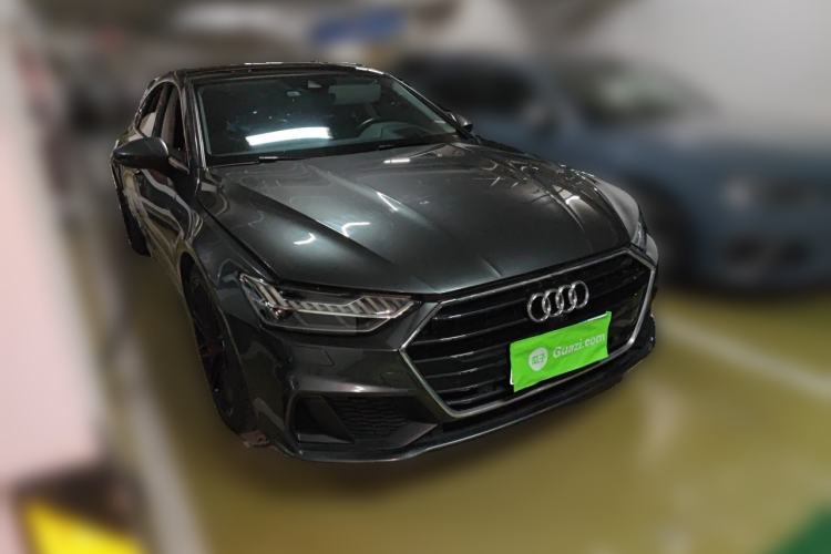 Used Audi A7 2021 45 TFSI Exclusive Edition Front Right 45 Deg