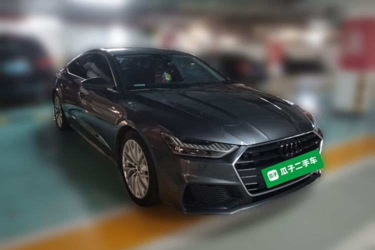 Used Audi A7 2021 45 TFSI Exclusive Edition Front Right 45 Deg