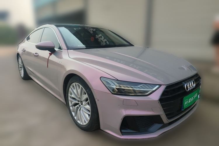Used Audi A7 2021 45 TFSI Exclusive Edition Front Right 45 Deg