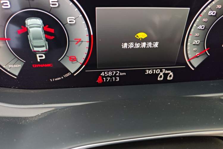 Used Audi A7 2021 45 TFSI Prestige Edition Odometer Close Up