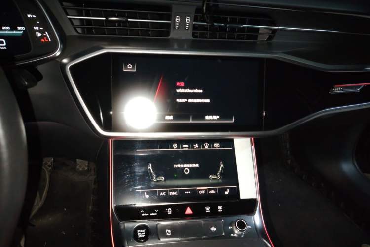 Used Audi A7 2022 45 TFSI Prestige Edition Audio And AC Panel
