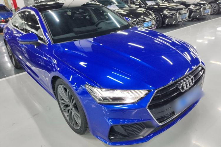 Used Audi A7 2022 45 TFSI Prestige Edition Front Right 45 Deg
