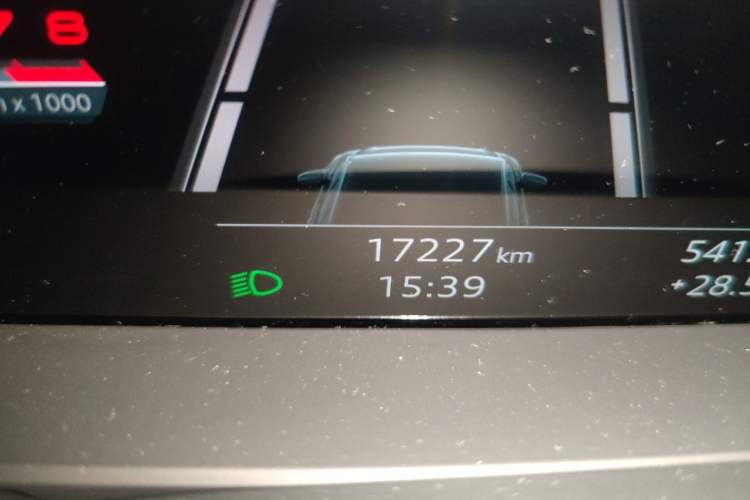 Used Audi A7 2022 45 TFSI Prestige Edition Odometer Close Up