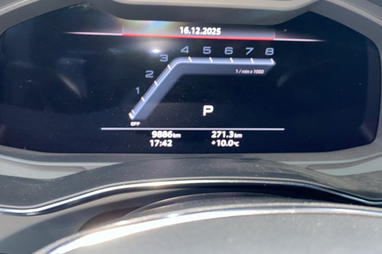 Used Audi A7 2023 55 TFSI quattro Prestige Edition Odometer Close Up