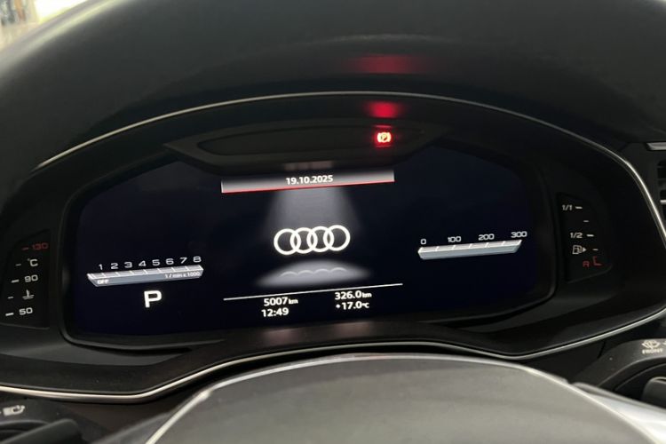 Used Audi A7 2023 45 TFSI Prestige Edition Odometer Close Up
