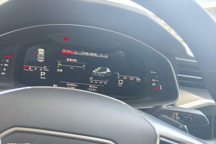 Used Audi A7 2023 45 TFSI Prestige Edition Odometer Close Up